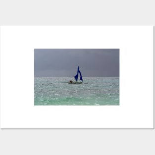 Sail Boat, Boracay Island, Philippines Posters and Art